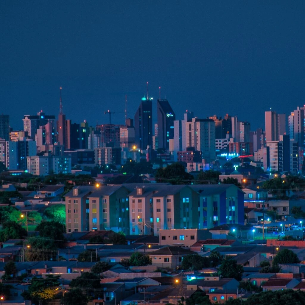 Vista aérea da cidade, Cascavel/PR | Imagem: Adobe Stock